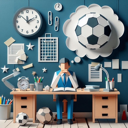 Image dipicting Football and time